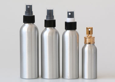 بطری های آرایشی آلومینیومی 100 میلی لیتر با اسپری پمپ فوق العاده بالا 110 میلیمتر