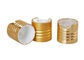 لوازم آرایشی و بهداشتی آلومینیوم شامپو سرپوش بطری براق نسخه 24/410 طلا رنگ
