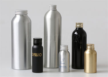 بطری های آلومینیومی نقره ای 100ml بسته بندی لوازم آرایشی و بهداشتی جلا